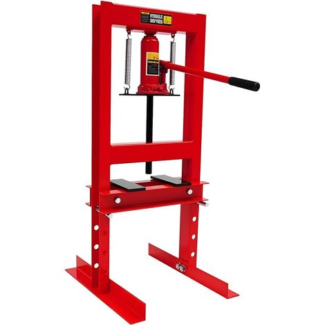 Presse hydraulique d'atelier 6T, 125 mm, presse hydraulique en acier au carbone, presse à cadre hydraulique, presse de roulement pour pressage, presse de cadre de voiture, presse d'atelier (1/5)