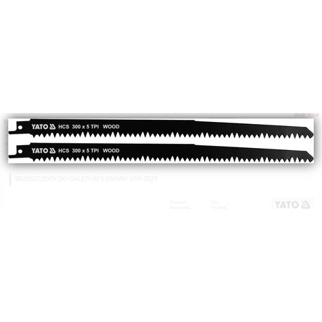 Lames de scie pour branches HCS300MM 5TPI 2PCS YT-33920 yato (1/3)