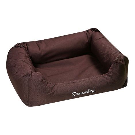 Letto per cani K&F, sogno quadrato, marrone scuro L: 80 cm AN: 67 cm a: 22 cm (1/3)