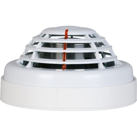 Fireless – Détecteur thermique conventionnel 24V – Détection de chaleur pour systèmes d'alarme incendie – Ø 105 mm – Poids 130 g