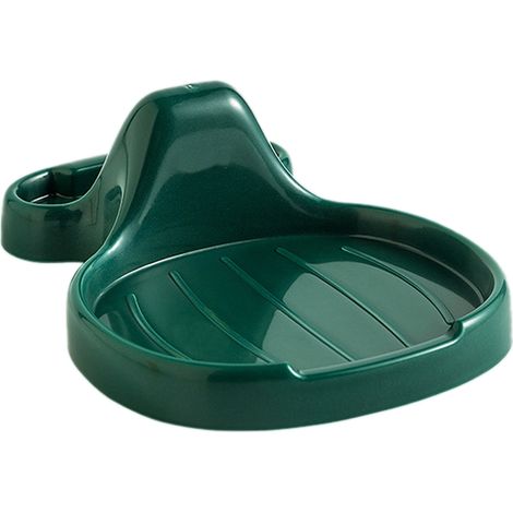 1 porte-cuillères, support pour couvercles, PP, 18,5 x 14 x 6 cm, vert/blanc/noir, rangement cuisine (1/5)