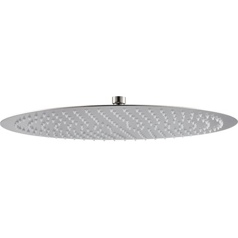 Soffione doccia ultraslim D40 cm acciaio inox Vema WELLNESS STEEL V08258 Satinato