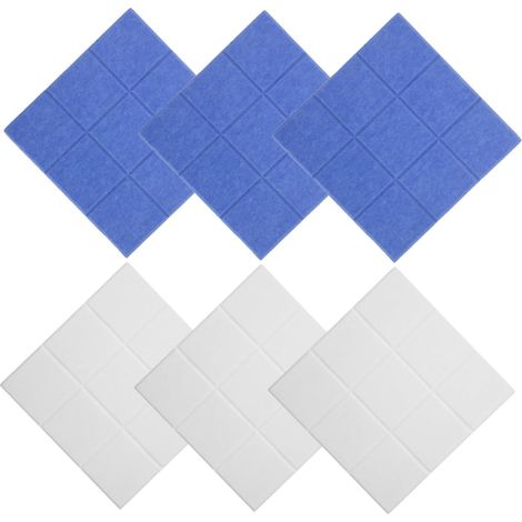 6pièces Panneaux Adhésifs Muraux Feutrine Tableau Affichage Autocollant pour Notes et Photos Décoration Murale sans Clous pour Maison et Bureau (1/5)