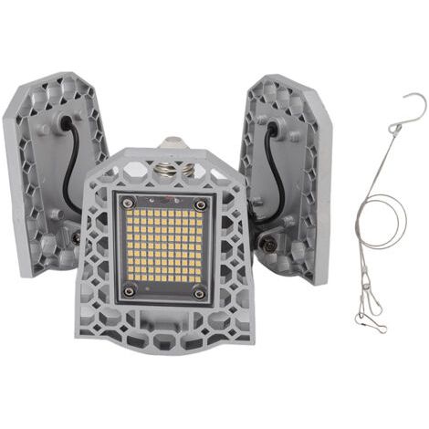 QORVA-LED élèvent la lumière 297 LED pliant trois feuilles plante d'intérieur élèvent la lumière pour serre succulente 100-277V