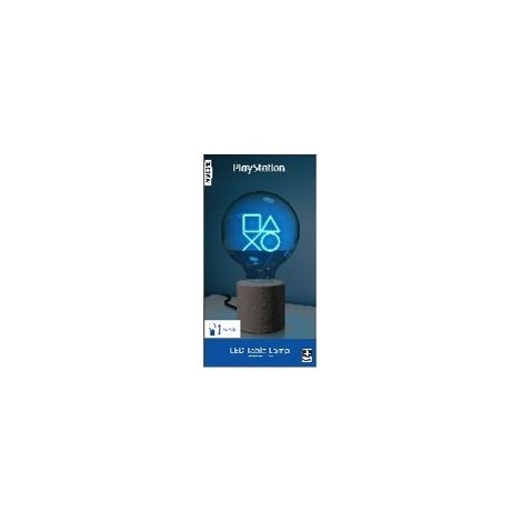 Paladone Playstation Neon Bulb lámpara decorativa LED azul 24,3 cm
