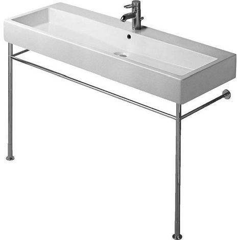 Support métallique réglable en hauteur +50mm chromé