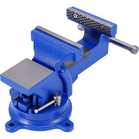 GROOFOO Heavy Duty Bench Clamp, Vise Bench Clamp, Workshop Bench Clamp, 360° Bench Vise Workshop Clamp Engineers 100mm Jaw Heavy Duty Workshop (1/5)