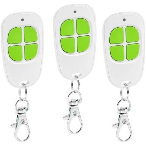 AAM0094 AAM0121 AAM0135 AAM0133 AAM0085 Télécommande Portail, 433,92 MHz Télécommande Compatible avec SCS Sentinel, 4 canauxBip Portail Porte De Garage (Lot de 3) (1/5)