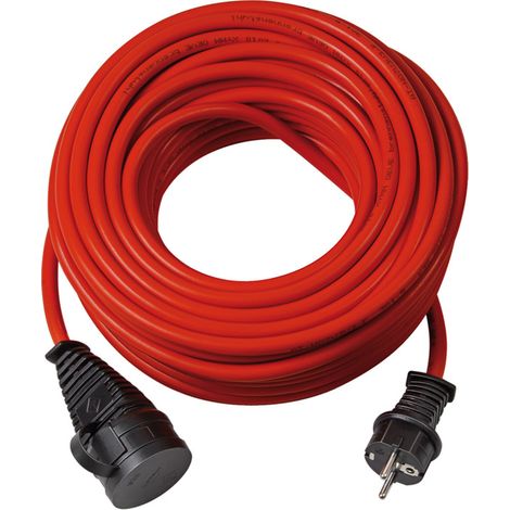 Brennenstuhl BREMAXX® (25m Kabel in rot, für kurzzeitige Anwendung auf IP44, Netzkabel kann verwendet Werden bis -35°C, Öl- und UV-beständig) (1/3)