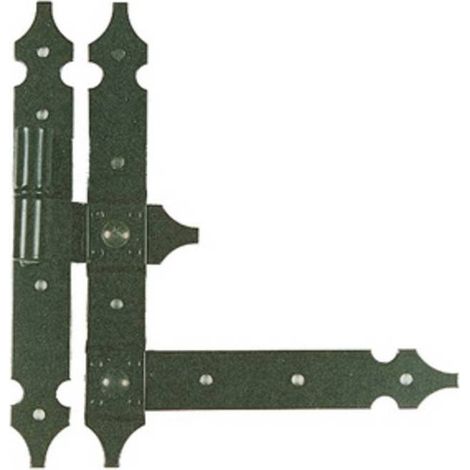 4 x CERNIERA FERRO POLIMERIZ 6244 A FILO 25 CM