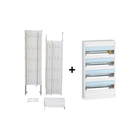 Legrand - Drivia - Kit GTL 18M + Tableau 4 Rangu00e9es de 18 Modules - Ru00e9f. : 030067+401224 (1/4)