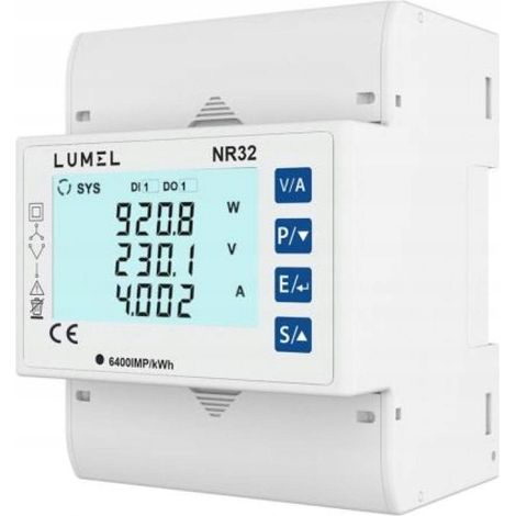 Medidor de red Lumel nr32 3 fases 100-600 V programable