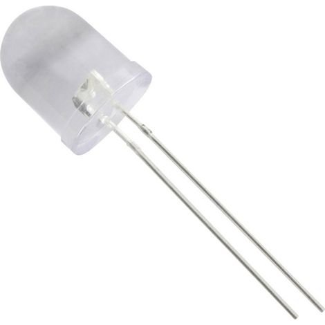 HuiYuan 10034W2C-CUA-C LED bedrahtet Weiß Rund 10 mm 11000 mcd 25 ° 20 mA