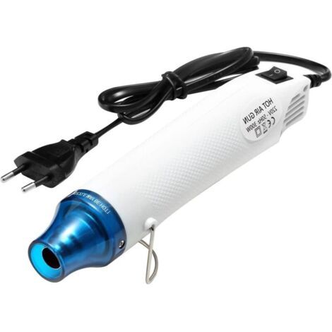 Mini pistolet thermique professionnel 220V 300W avec fonction de gaufrage - Emballe, déshumidifie et déglace rapidement - ABS + acier inoxydable de haute qualité (1/4)