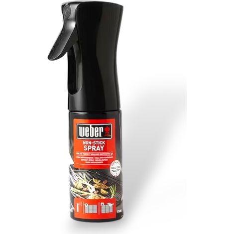 Spray antiaderente per barbecue a gas e carbone con ingredienti naturali 200 ml WEBER