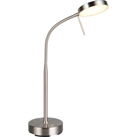 Lampe bureau sans fil nickel mat USB-C LED 3W CCT Moreno (1/5)