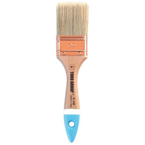 PENNELLESSA BIONDA MANICO LEGNO S.125 20 MM 12 PZ