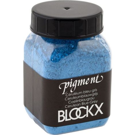 Pigment en poudre - Céruléum bleu-gris - 77 - Blockx - Pot de 100g (1/2)