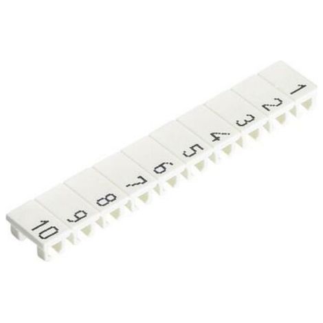 Bande de repérage Marquage: 11 - 20 Contenu: 1 pc(s) Wieland Electric 9705 A/5/10 B 11 - 20 04.845.0253.0 D28389 (1/3)