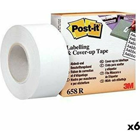 Bloc de notas adhesivas quita y pon post-it 76x76 mm naranjaneon con 100 hojas (pack de 6 uds.) (1/2)