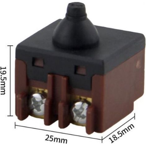 Interrupteur À Bascule - Pour Meuleuse D'Angle 100 Mm - Remplacement Compatible - 1 Pièce (1/5)