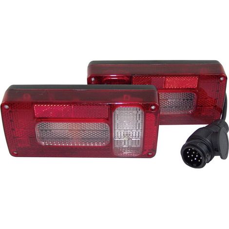 Berger & Schröter Kit illuminazione 13 poli Faro di profondità, Luce di stop, Luce di direzione, Retronebbia, Fanale po