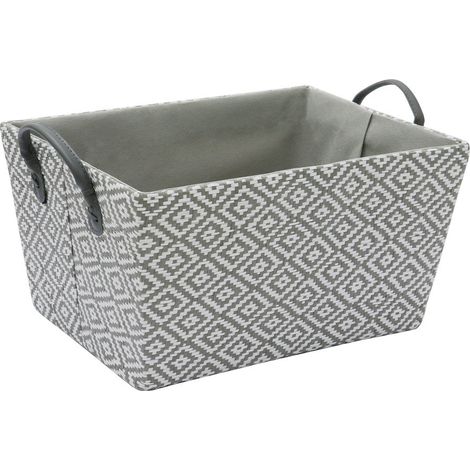 Argyle Rectangular Storage Basket (1/4)