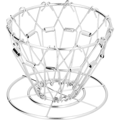 Plateau ou support à café portable et pliable en acier inoxydable, idéal pour les cafetières, les filtres, le camping, la cuisine ou le bureau.-AquaForge (1/5)