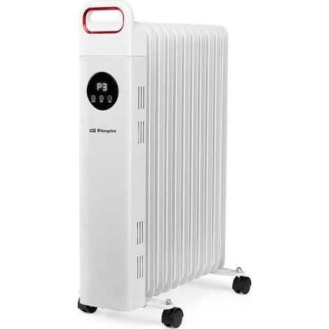 Radiatore ad olio Orbegozo 11 elementi 2500 W. Connessione WIFI. Termostato regolabile.