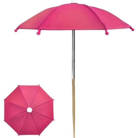 Ce parasol de jardin compact est idéal pour les plantes de balcon. Il offre ombre et protection contre la pluie, possède une structure en acier robuste, mesure 27 x 35 cm et est disponible en 11 coule (1/5)