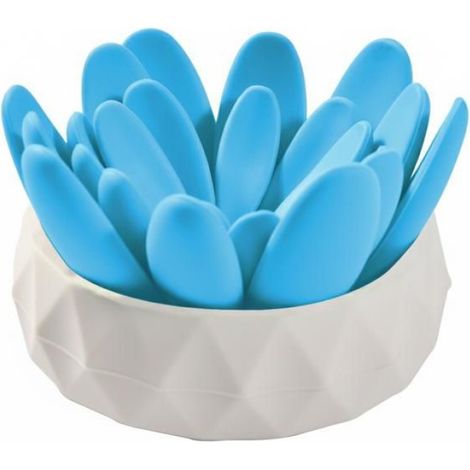 Tapis De Protection - Forme Succulente - Bleu - Pour Cuisine Et Table - 1 Pièce (1/3)