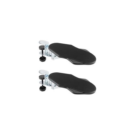 Lot de 2 Repose Bras Rotatif - Rotation 180° et Pliable à 90° - Support d'accoudoir, Support de coude, Accessoires Bureau Travail (1/5)