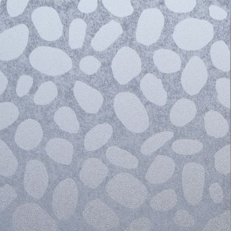 Film vitrostatique Pierre, Film pour Verre dépoli, Film de confidentialité, Transparent, 45cm x 1,5m, 200µm (Épaisseur: 0,2mm), 53244 (1/5)