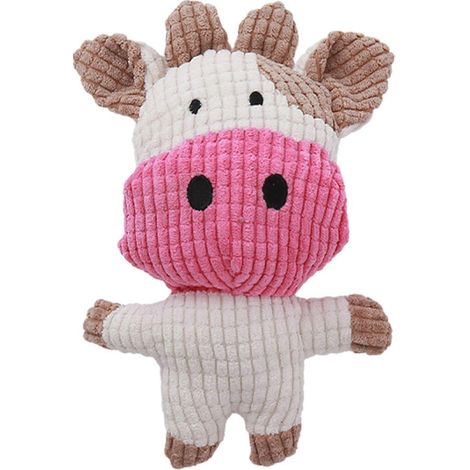 Corduroy Animal Jouet pour chien - sonore doux macher pour jeu interactif – UN (1/5)