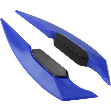 Ailes de moto (paire), ailerons aérodynamiques, accessoires universels pour motos électriques, quads, SSV, paire bleue (1/5)