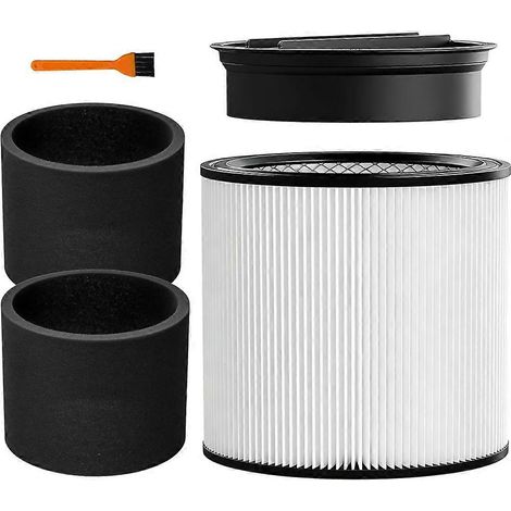 Filtre de rechange 90304, manchon en mousse 90585 pour filtre Shopvac 90304 90350 90333 90585, compatible avec la plupart des aspirateurs de 5 gallons (1/5)