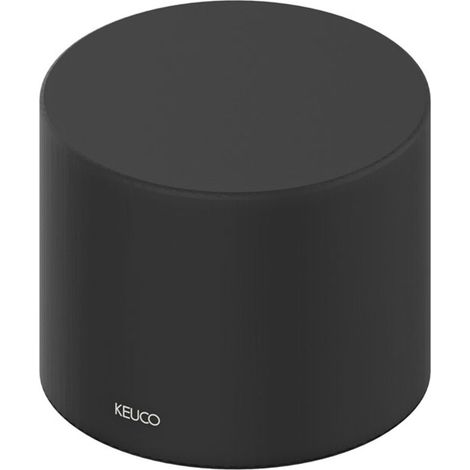 Keuco KE Bicchiere di ricambio ACC 19952, per 12852, vetro cristallo reale nero opaco, 19952370013
