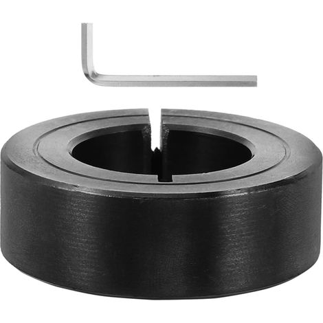 Kit de Réparation pour Chaise de Bureau et Chaise Gaming Bague de Fixation en Acier Inoxydable Noire, Protège-Cylindre Pratique Assurant Sécurité et Stabilité (1/5)
