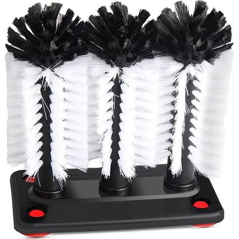 Lot de 3 Brosses Nettoyage Verres Ventouse Cuisine Maison Restaurant (1/4)