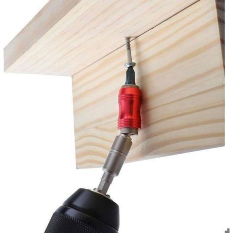 1 pièce, modèle rouge, support de tête fixe triple, perceuse électrique r (1/5)