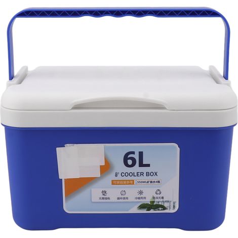 Boîte de Refroidissement à Insuline Portable 6L, Capacité de Charge Élevée pour Pique-nique, Pêche et Camping (1/5)