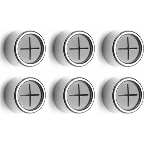 Lot de 6 pinces à torchons. porte-torchons adhésif. porte-torchons à ventouse. pour salle de bain. armoire et débarras (ABS rond) (1/5)
