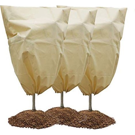 Housse de Protection pour Plantes 3 Pièces Grand, Protection Plante Hiver Couverture Bâche Extérieure, Respirante étanche Réutilisable (180 120 cm, 3 pièces) (1/5)