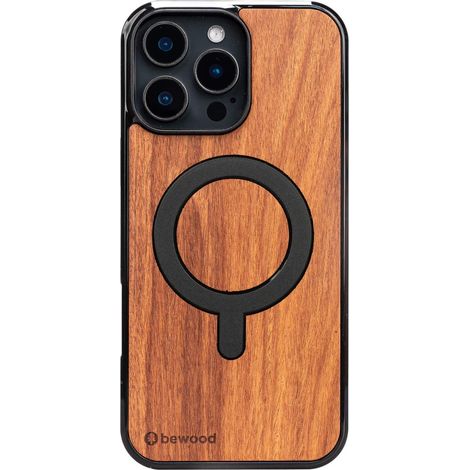 Bewood Holzhülle für iPhone 16 Pro Max ROSEWOOD SANTOS mit MagSafe (1/2)