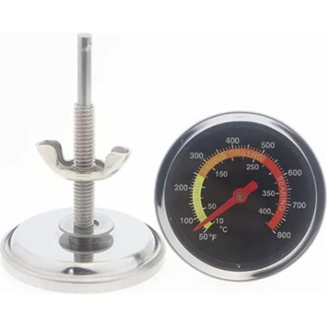 thermomètre de Cuisine au Four, Thermomètre en Métal à Lecture Facile Thermomètre de Cuisine pour Barbecue (1/5)