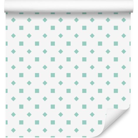Papier peint Soft Dots, blanc, pour salon et chambre, 50 x 1000 cm (1/5)