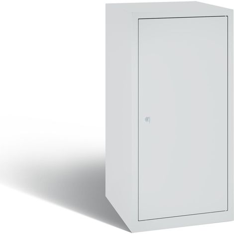 C+P Stahl-Flügeltürenschrank Serie 89, H1000xB100xT500mm, 7035/7035 (1/5)