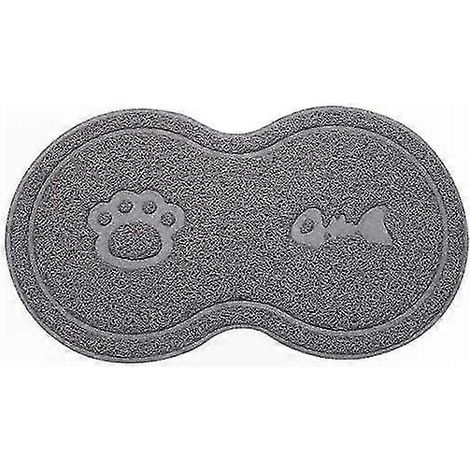 Rutschfeste Silikon-Napfmatte für Haustiere, wasserdichter Bodenschutz für Katzen und Hunde, Futterset für Haustiere. (1/5)