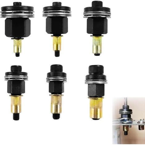 Ensemble de 6 pinces à riveter pour écrous, pour pinces à riveter M3, M4, M5, M6, M8, M10, ensemble de pinces à riveter, ensemble de rivets, outil pour écrou à riveter, pour machine à riveter manuelle (1/4)