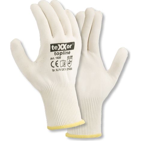 12 Paar topline Feinstrick-Handschuhe BAUMWOLLE/NYLON Größe 7 (1/4)